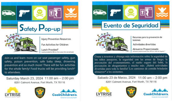 Community Safety Fair LVT Rise