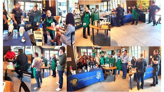 Coffee with a COP at Starbucks