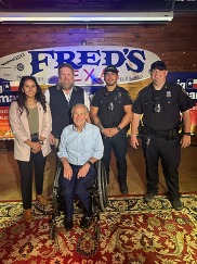 Gov. Abbott Fred's Cafe