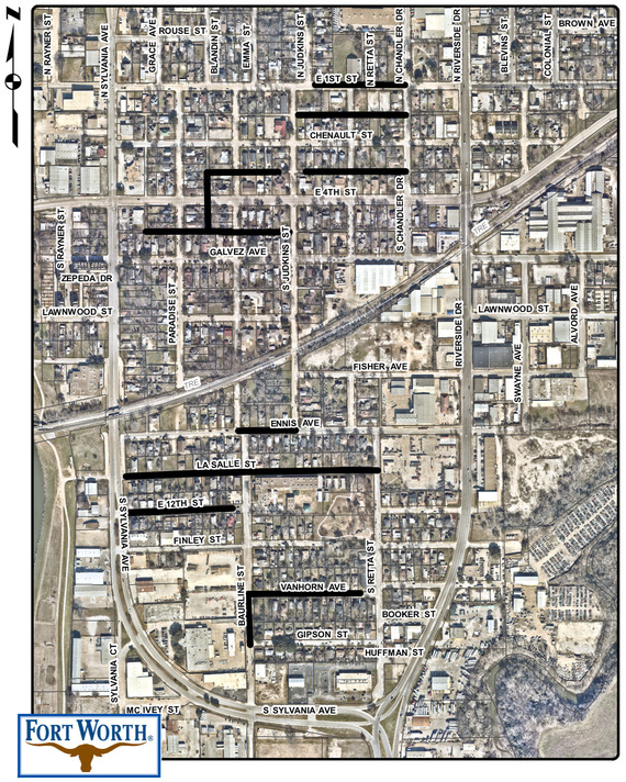 Riverside Map