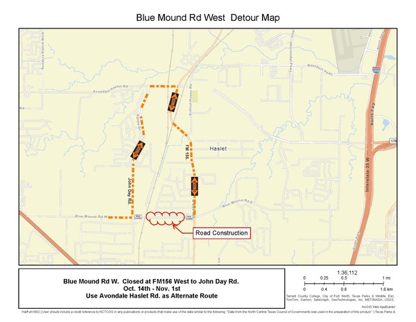 CIty of Haslet Closure 