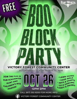 Voctory Forest Boo Block Party