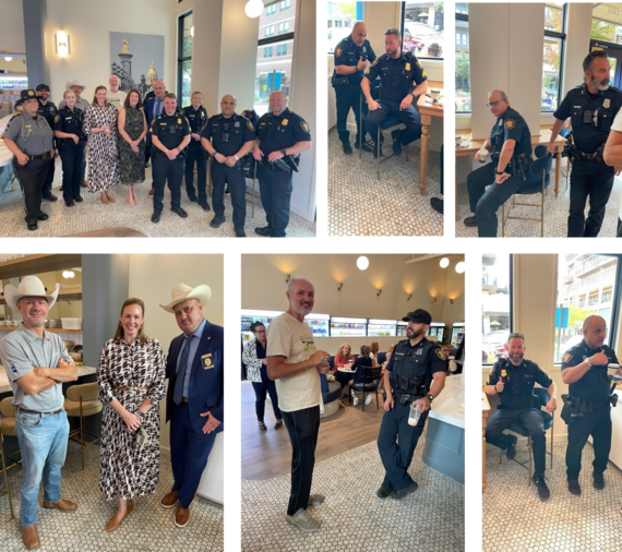 Back The Blue at Marche Bleu 103024