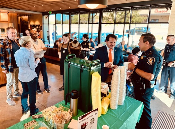 Coffee with a Cop at Starbucks