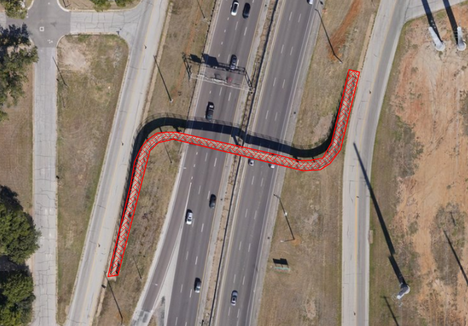 E Loop 820 Pedestrian Bridge