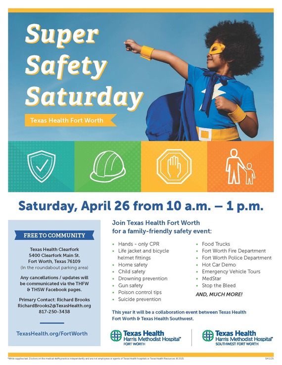 Texas Health Super Kids Safety Fair April 2025