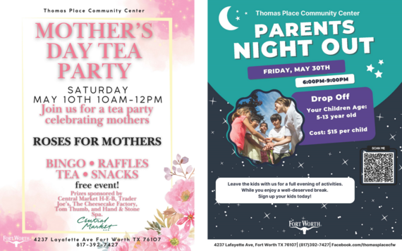 Thomas Place May 2025 events