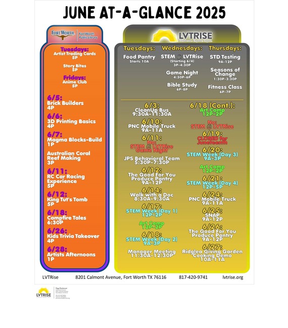 LVT Rise Month At-A-Glance June 2025