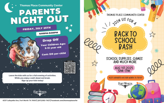 Thomas Place July 2025 Events collage