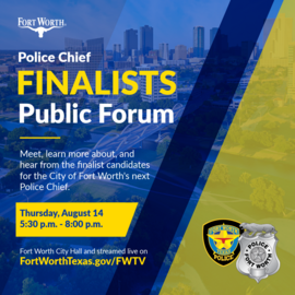 Police Chief Forum