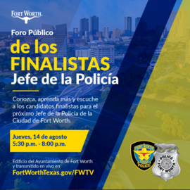 Police Chief Forum Spanish