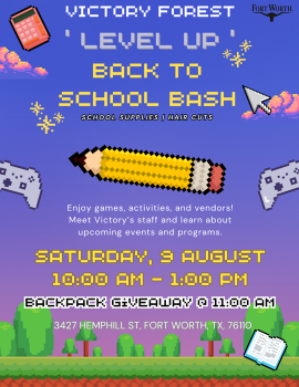 Victory Forest Back to School Bash