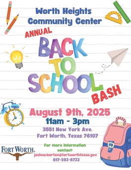 Worth Heights Back to School Bash