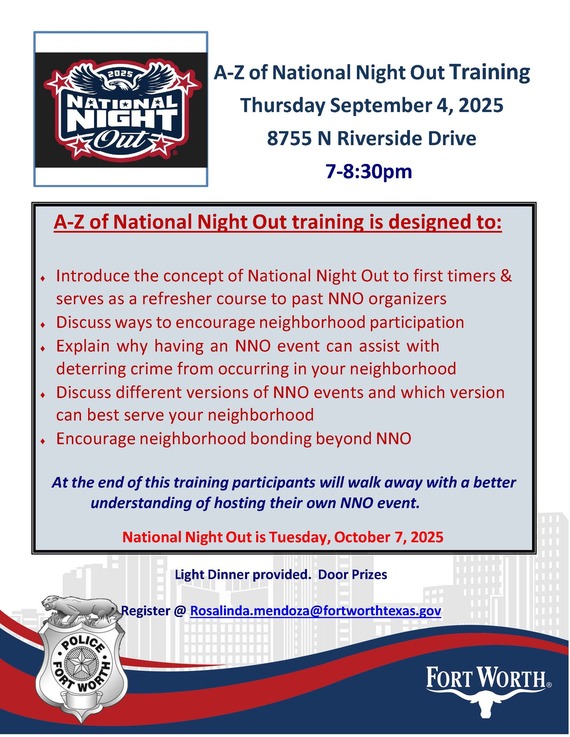 A-Z of National Night Out