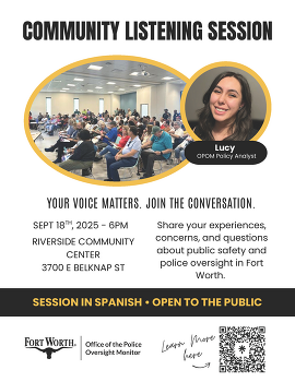 OPOM listening session