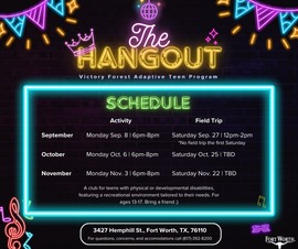 Hang out Schedule 