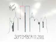 9-11 art drawing