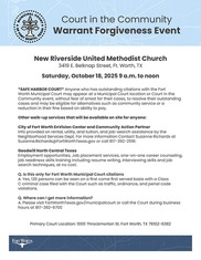 Warrant Forgiveness Event