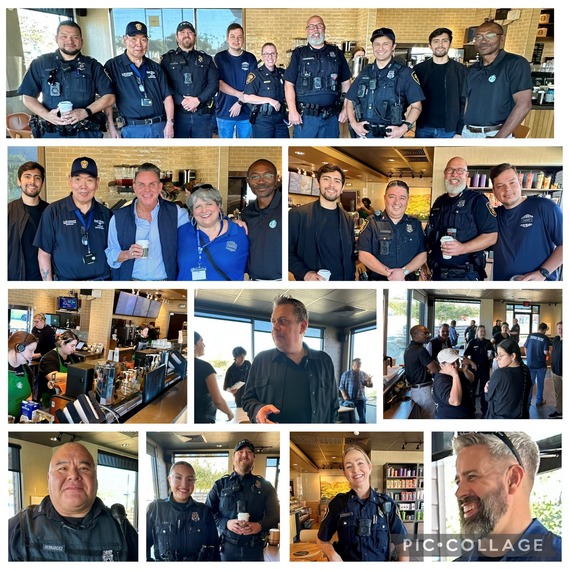 Coffee with a COP 110525 Collage