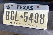 license plate