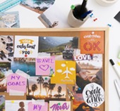 Vision board materials and crafts