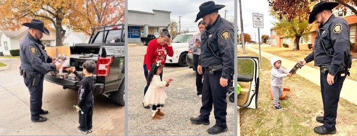 Toy drive recipients