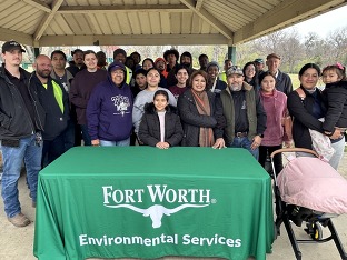 Volunteers from Cleanup