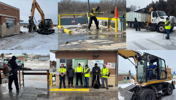 winter weather collage