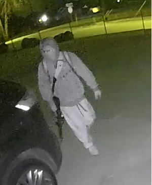 burglary suspect with rifle