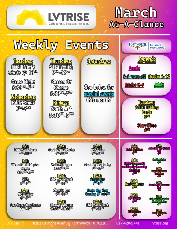 March 2026 At-a-Glance