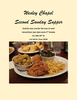 Second Sunday Supper March 8