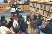 Jimenez reads to kids