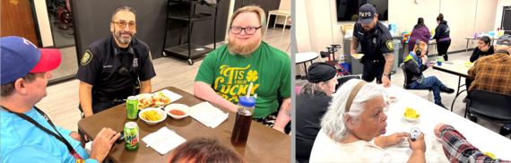 Lunch for Officer Massey