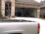 Garage door open