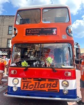 Dutch orange bus