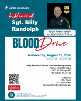 Blood drive