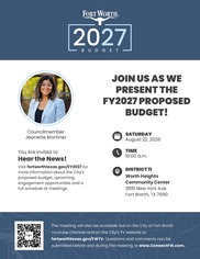 Budget Meeting Flyer