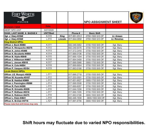 NPO Roster 082726