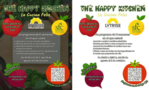 Happy Kitchen Flyer Spanish 082826 - 100226 Collage#1
