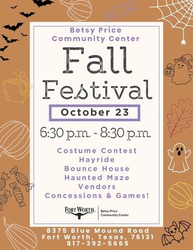 Fall Festival Betsy Price CC Oct 23