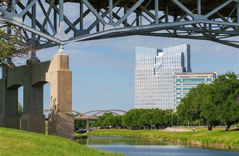 City skyline photo