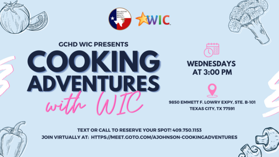 WIC Cooking Adventures flyer
