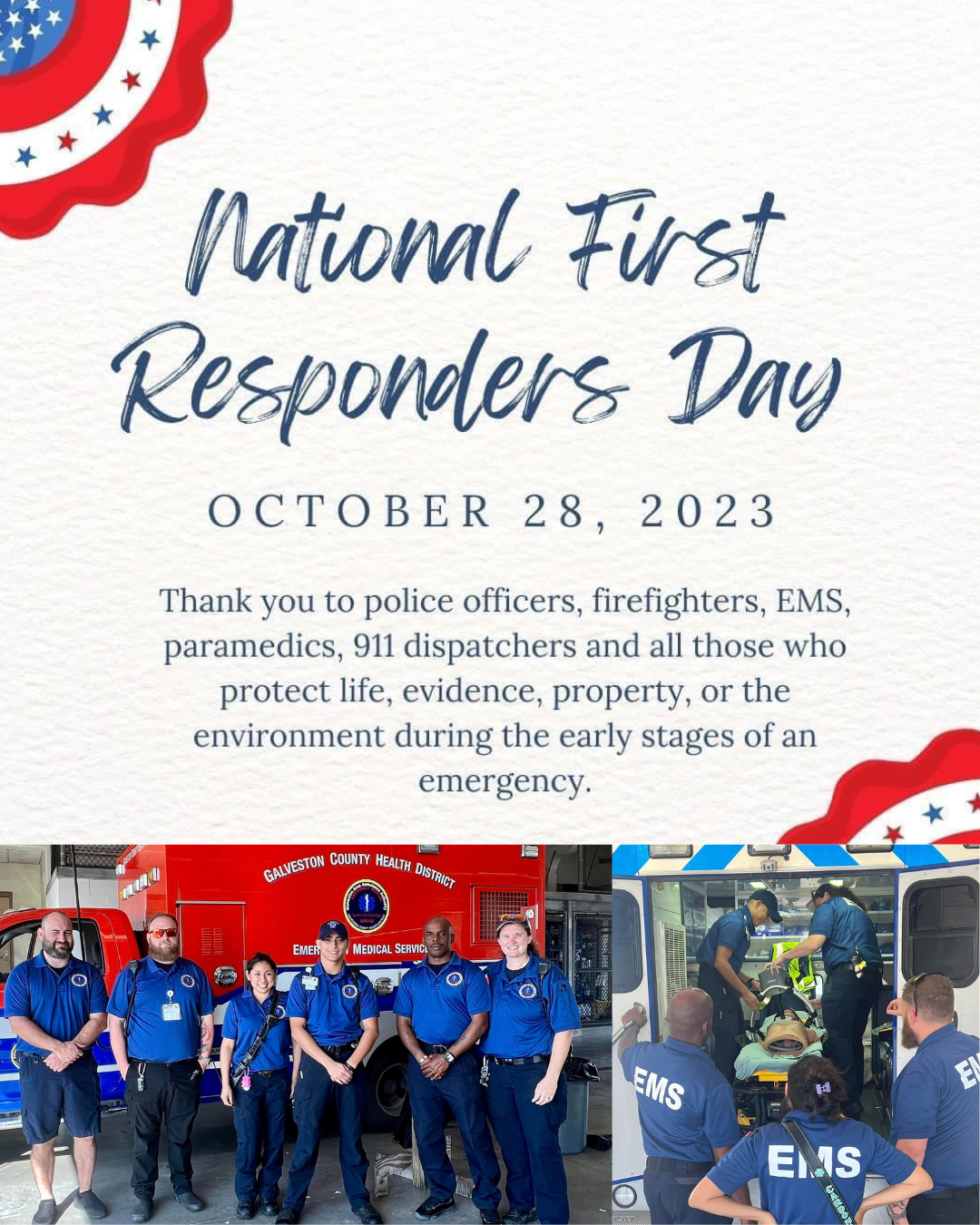 National First Responders Day 2023