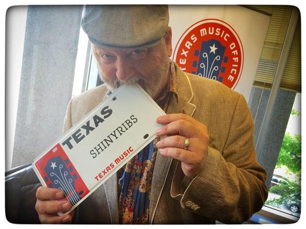 photo of Shinyribs with TMO license plate