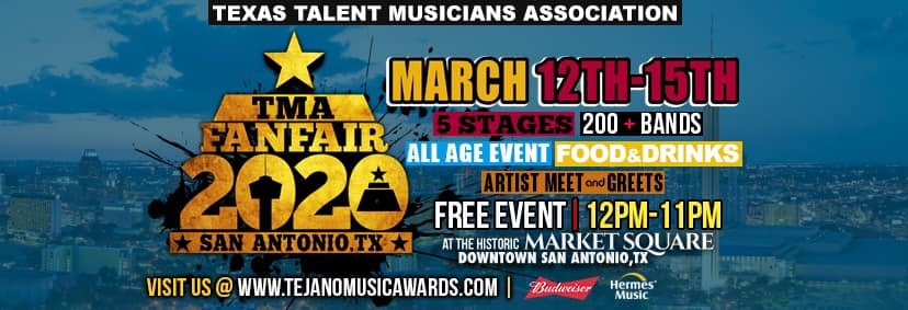 Tejano Fan Fair Banner Poster