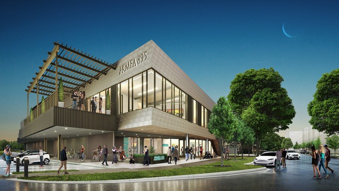 KMFA's new building photo