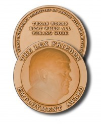 Lex Frieden Employment Awards Medallion 