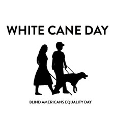 White Cane Day Austin logo 