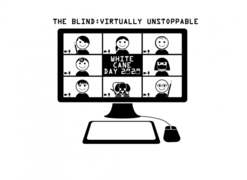 Austin White Cane Day Logo 