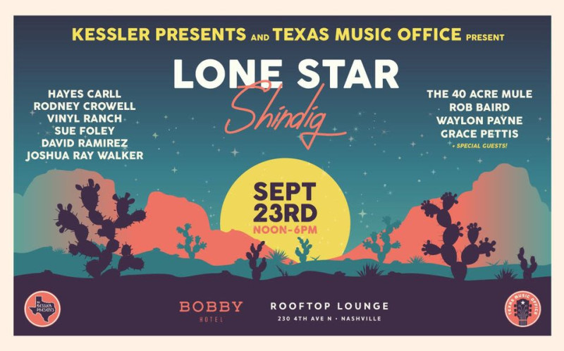 LONE STAR SHINDIG POSTER
